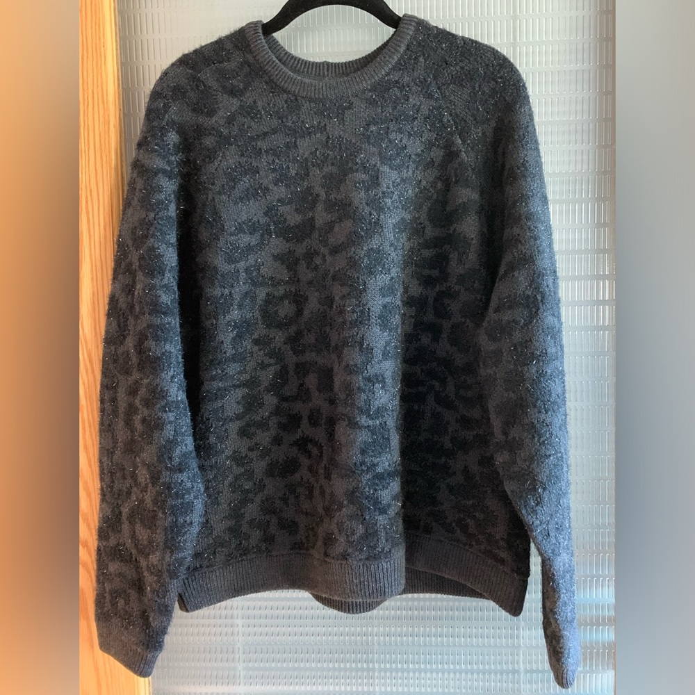 Lululemon Jacquard Leopard Knit Sweater - Graphite Grey